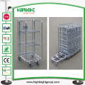 Warehouse Roll Storarge Cage Container Trolley Cart